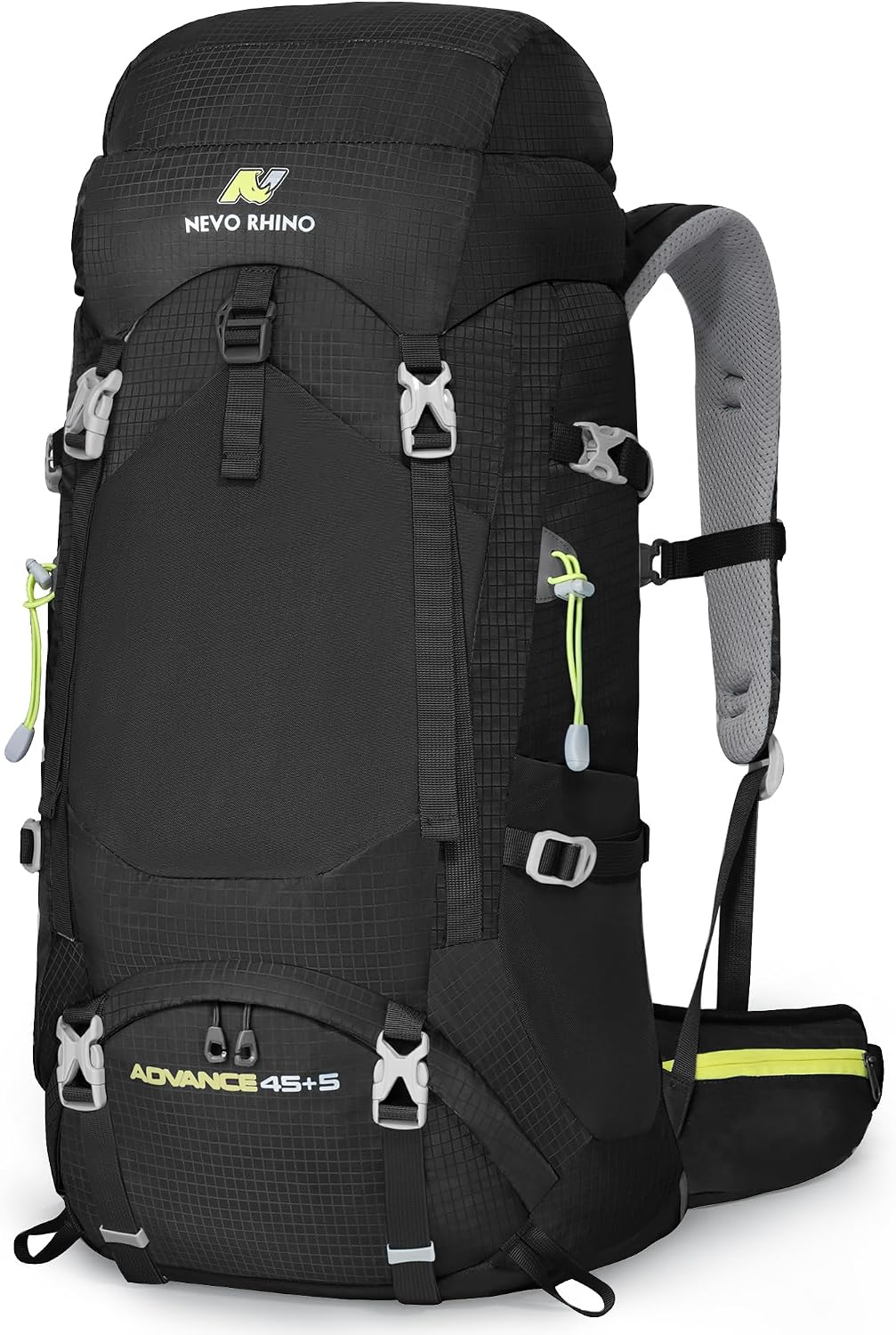Internal Frame Hiking Backpack 50/60/65/70/80L, Mountain Climbing Camping Backpack Daypack Waterproof Rain Cover