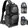 Camera Sling Bag, Hardshell Camera Case with Tripod Holder | EVA Hardshell + Soft Foam, 10L Side Quick Access, Travel