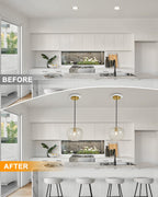 2-Pack Recessed Can Light Conversion Kit for 5" and 6" Ceiling