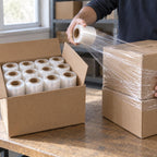 Stretch Film, Clear PE, Manual Wrapping, Clear 50cm, 2kg, 6 Rolls