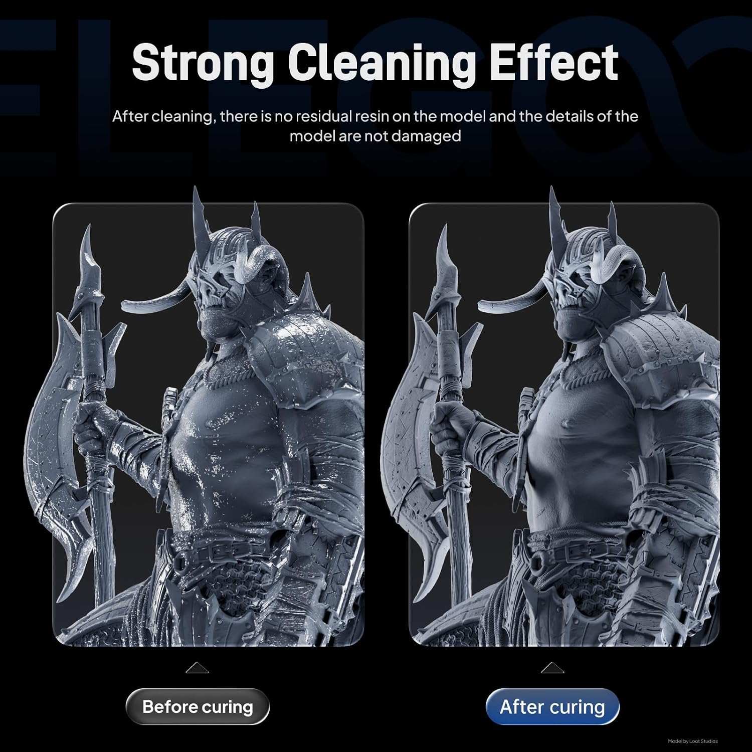 ELEGOO Mercury X Bundle, Wash and Cure Machine for Large Resin 3D Printed Models, Compatible with Saturn, Mars MSLA