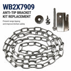 WB2X7909 Anti-Tip Bracket Kit Replacement for GE Range, Replaces WB02X7909