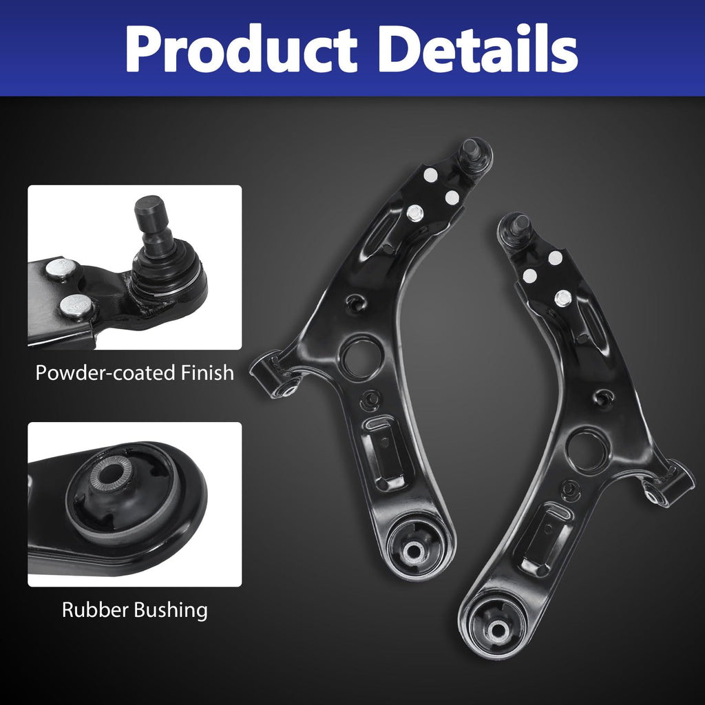 HAWK BROTHER Control Arm, Front Lower 2PCS Suspension Kit