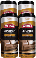 Leather Cleaner, Conditioner & Protector, 4 Pack, Car Interior