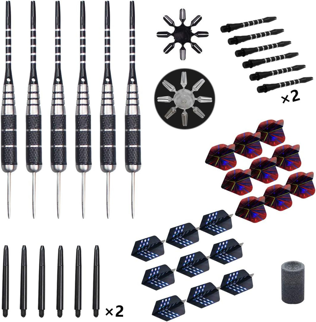 Darts Metal Tip Set,Steel Tip Darts,12pcs 22g,Gift Box,Mens Gifts | Darts Set for Dartboard, Man Cave Decor, Bars