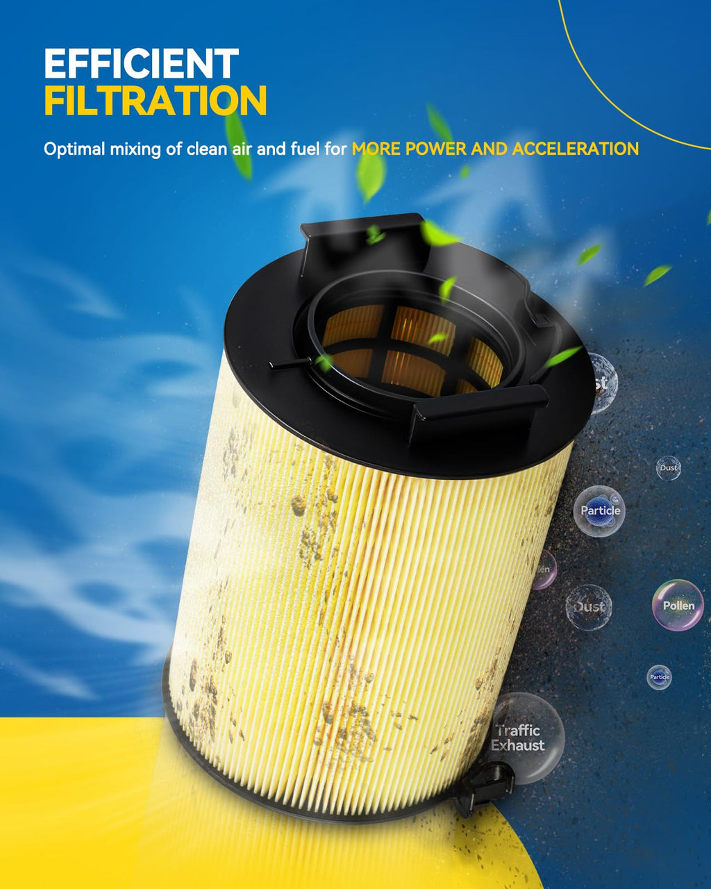 PHILTOP CA9800 Engine Air Filter for Volkswagen