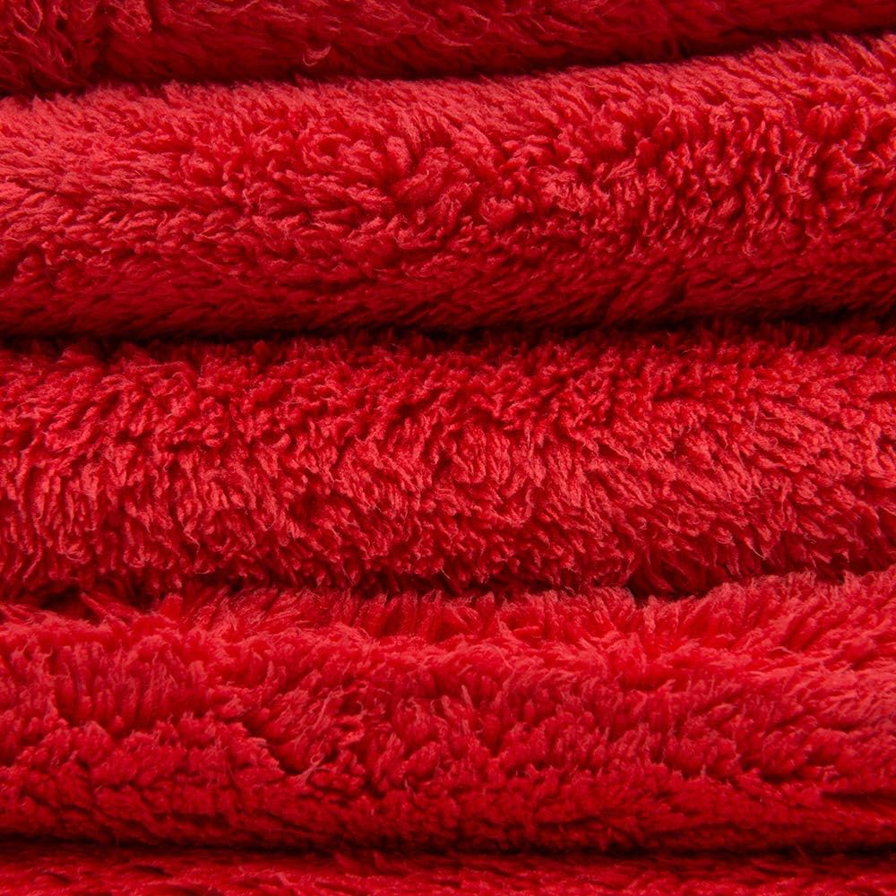 Happy Ending Edgeless Microfiber Towels, 16 x 16, 3 Pack | Ultra-plush edgeless microfiber towels buff wax and detail