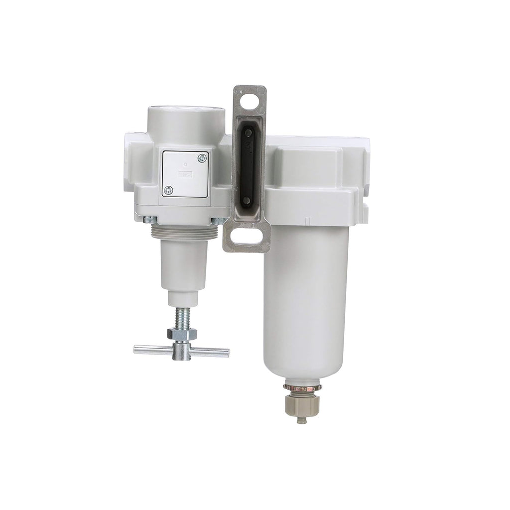 PneumaticPlus SAU420T-N06G-MEP Air Filter Regulator Combo, 3/4" NPT