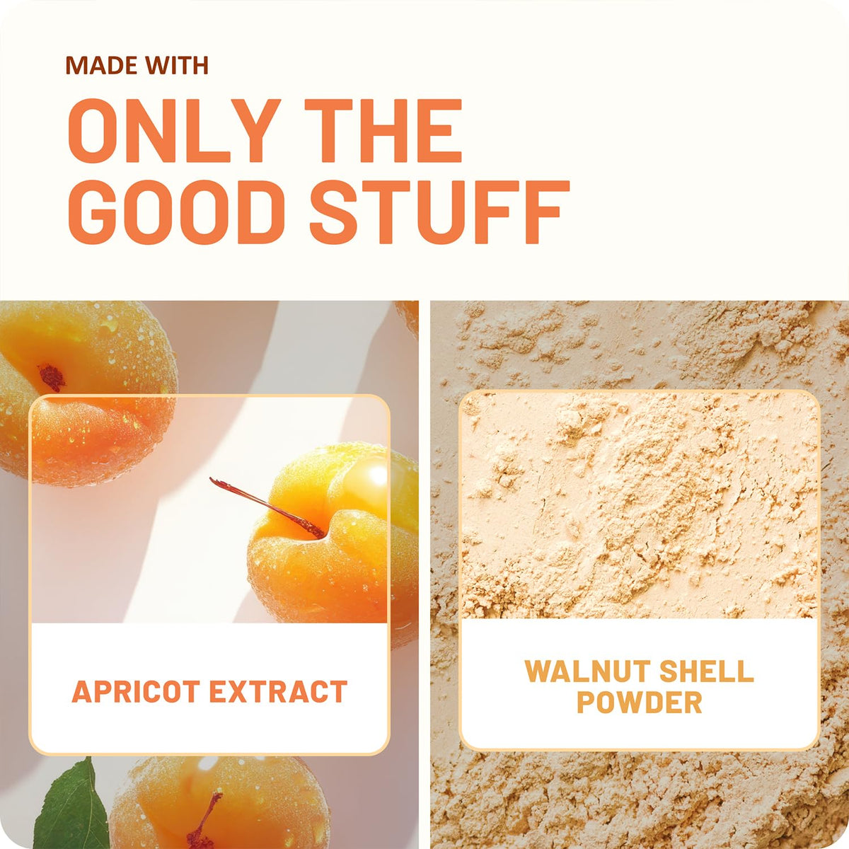 Apricot Facial Scrub, Fresh Skin, 6 Oz