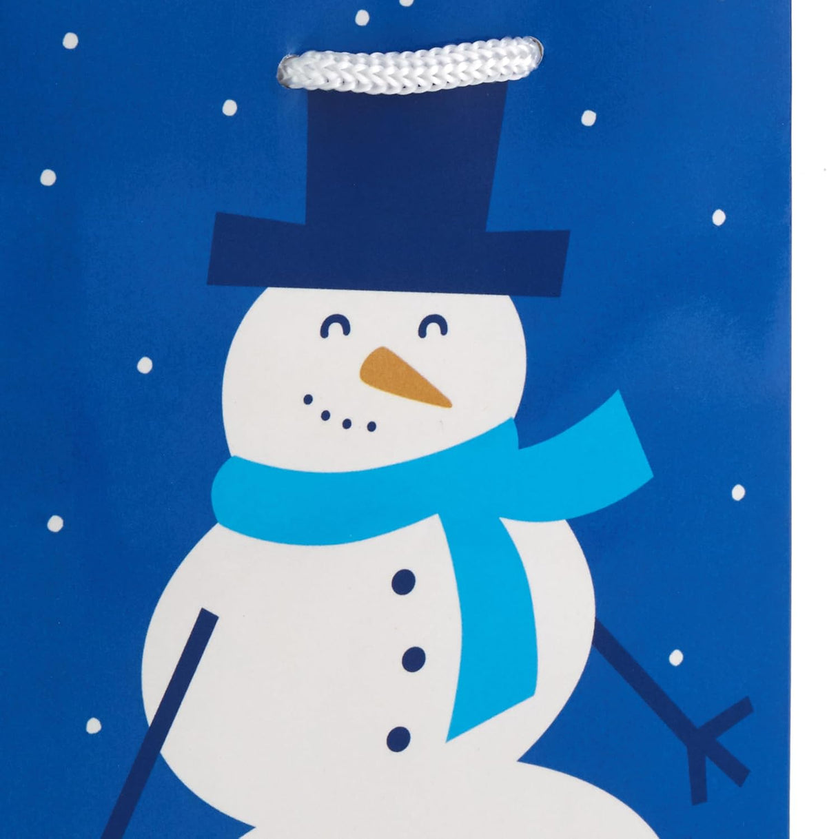 Image Arts Christmas Gift Bags, Assorted 16-Pack (Blue and White)
