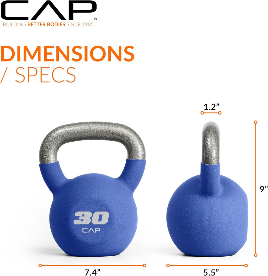 Neoprene Coated Kettlebells - Multiple Sizes