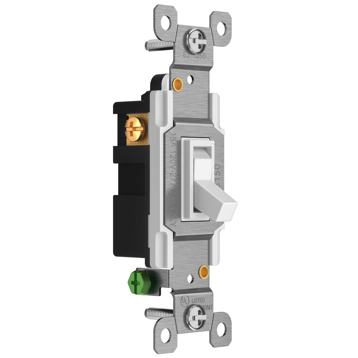ENERLITES 10 Pack Toggle Light Switch, 3-Way Electrical Wall Switch, White