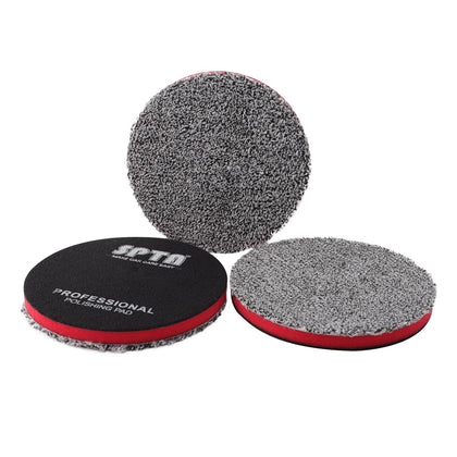 5"(125MM) Microfiber Cutting Pads, 3PCS Soft Microfiber Wax Removal Pad, Detailing Wax Applicator Pad