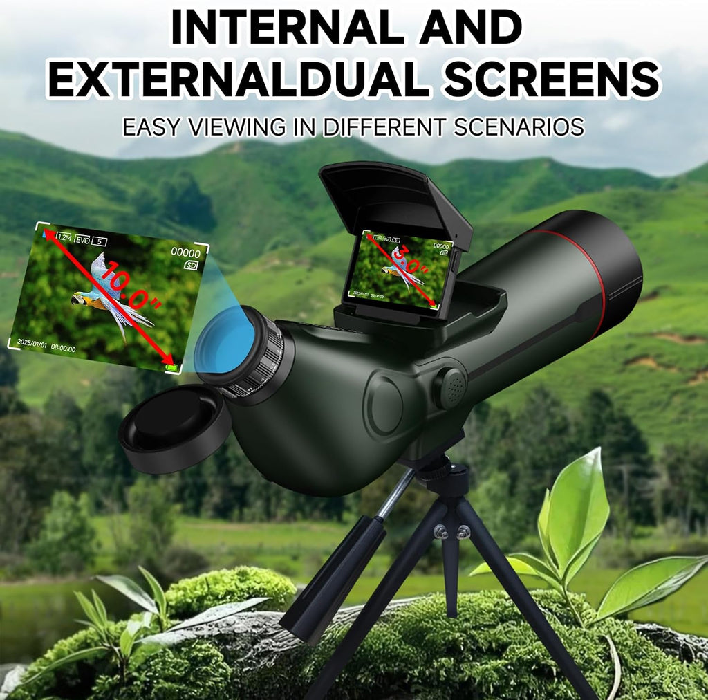 Smart Telescope, Professional Refractor Auto-focus Portable Digital Electronic Telescopes with 4K Astrophotography