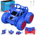 Remote Control Car, Fast Direct Charging RC Cars Amphibious 360° Rotating LED Rechargeable Stunt Car 2.4Ghz 4WD All