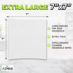 A-Z Max Multi-Purpose Cleaning Wipes, Extra Thick, 7 x 7 Inch, 152 Count