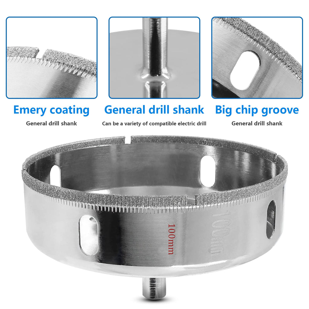Luomorgo 100mm/4 inch Diamond Hole Saw