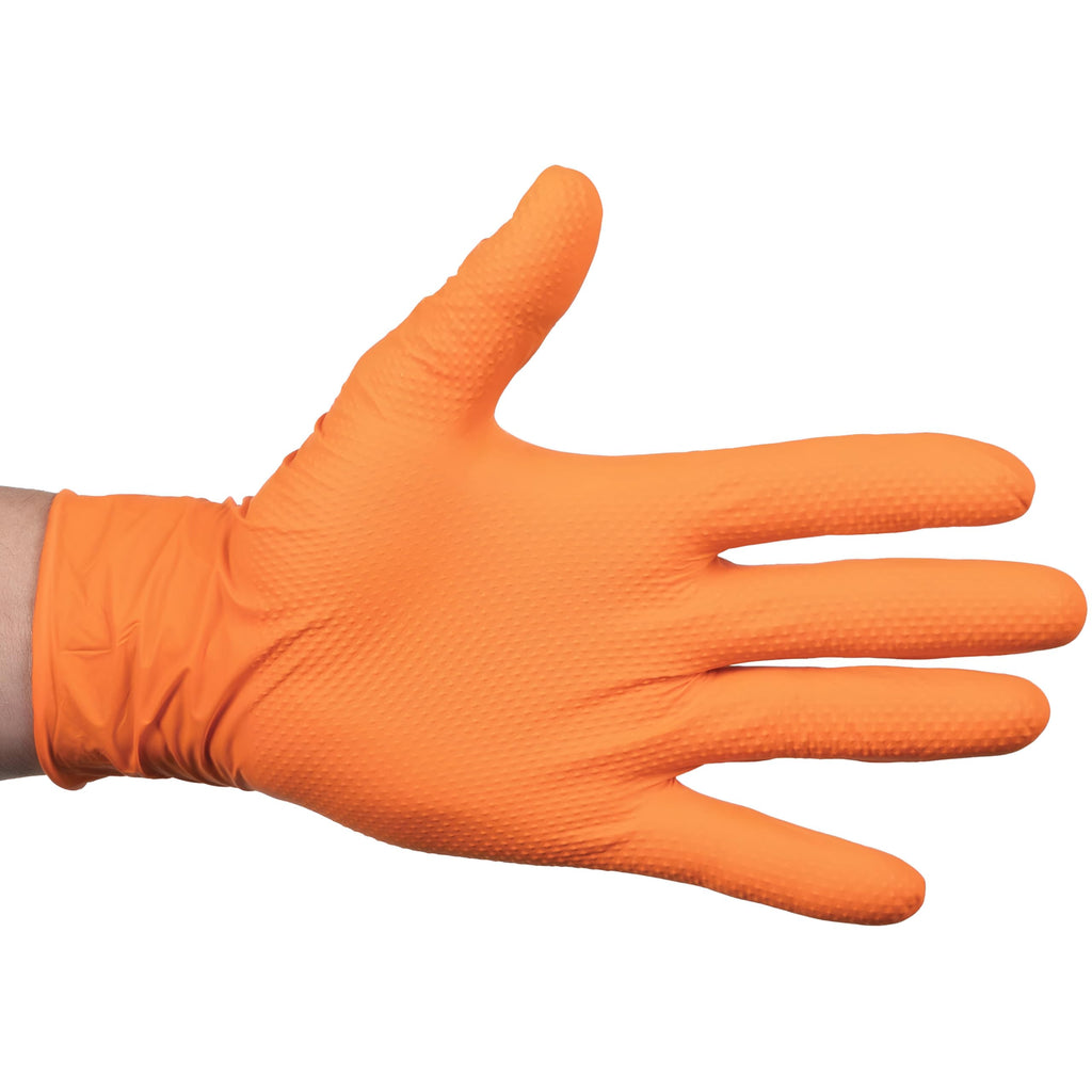 ForPro Heavy Duty Disposable Nitrile Gloves, 8 Mil, Powder & Latex-Free