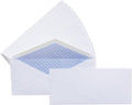 #10 Security Tinted Business Envelopes for Documents and Invoices, Quality Seal, 4-1/8" x 9-1/2", White, Pack of 500
