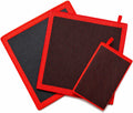 3-in-1 Clay Towel Kit for Car Detailing, 12" x 12" Clay Towels & Clay Mitt, Upgraded Rubber Polymer Coating