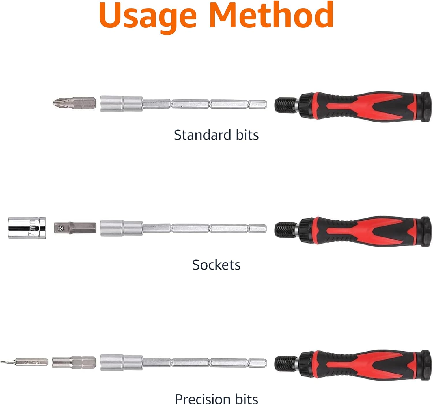 Magnetic Ratcheting Wrench and Electronics Precision Screwdriver Tool Set, 73-Piece, with Carry Case for Household