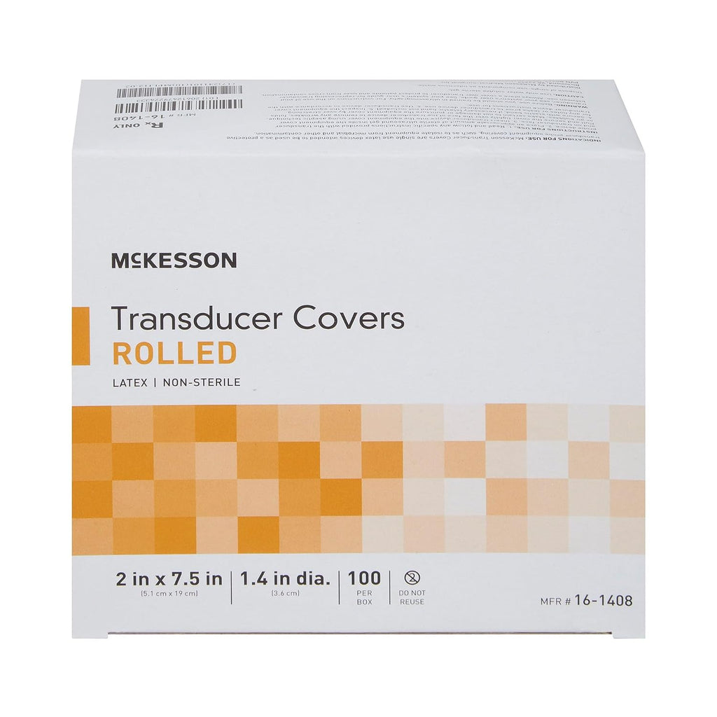Ultrasound Transducer Covers, Latex, 2 x 7 1/2 in, 100 ct