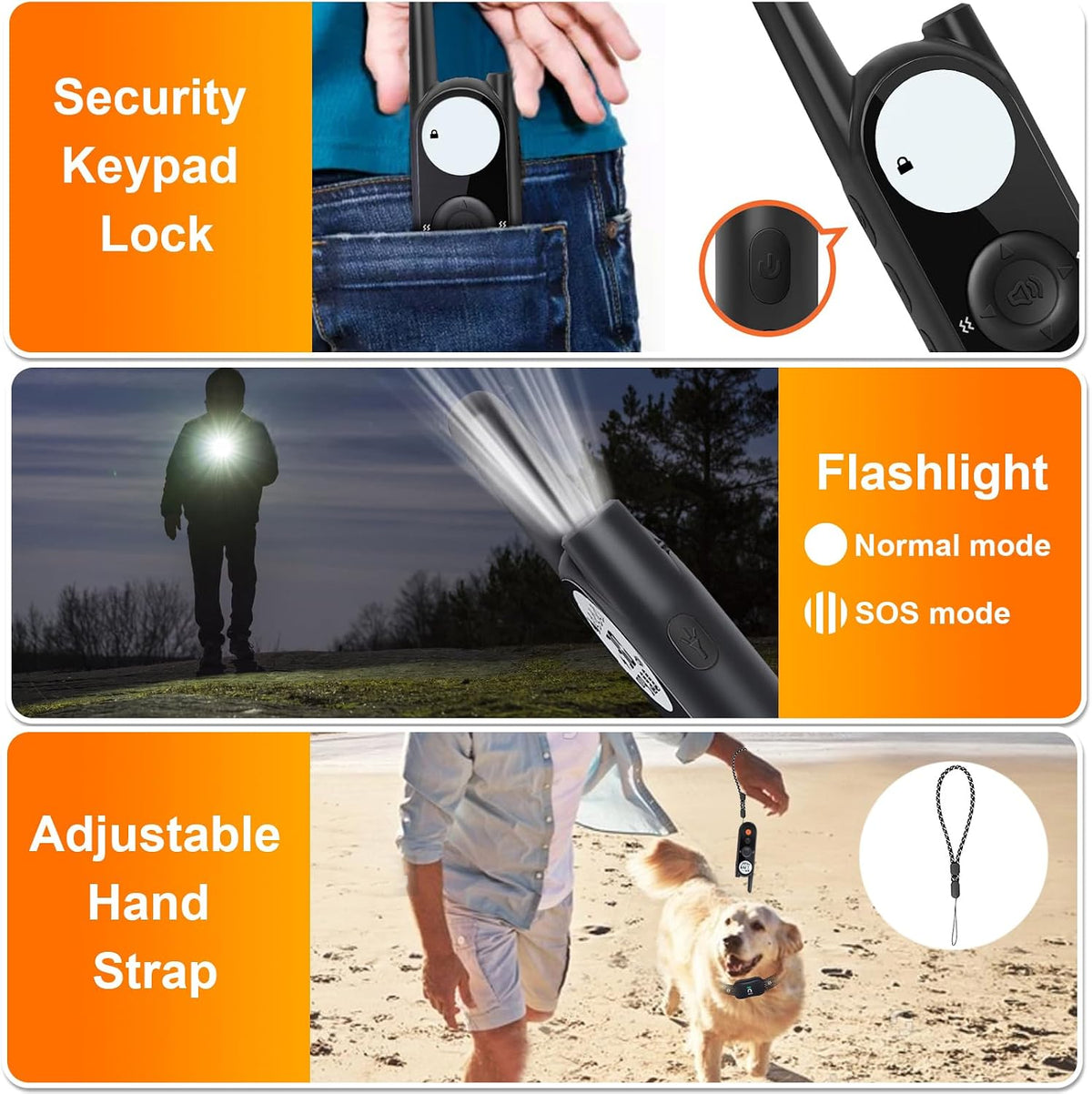 Wireless Dog Fence for 2 Dogs - Covers up to 856-Acre Electric Fence,185 Days Standby Time Training Collar,Pet