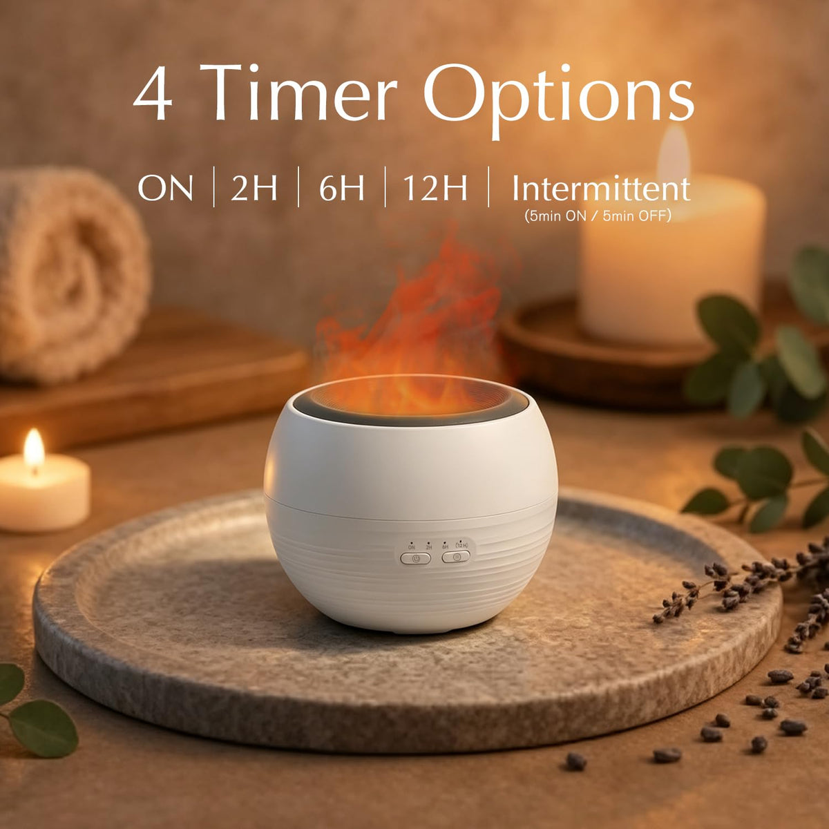 Flame Diffuser for Essential Oils, Essential Oil Diffuser for Home