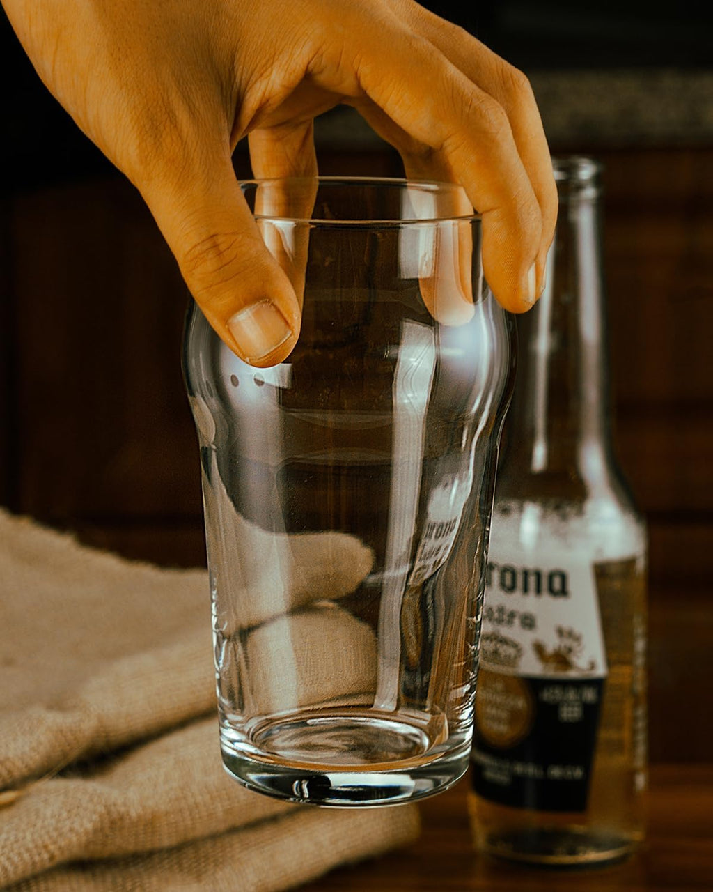 Pint Glasses,20oz British Beer Glass,Easy to Stack Beer Glasses