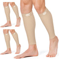 Calf Compression Sleeve for Women & Men Circulation (3 Pairs) 15-20 mmHg is Best Support for Running Cycling