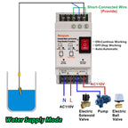 Stropum Automatic Sump Pump Float Switch Controller,Auto Water Level Control,AC 110V Liquid Level Sensor Detector Relay with 9.8Ft Float Switch for Sewage Pump, Water Tank, Septic Tank,FL-1