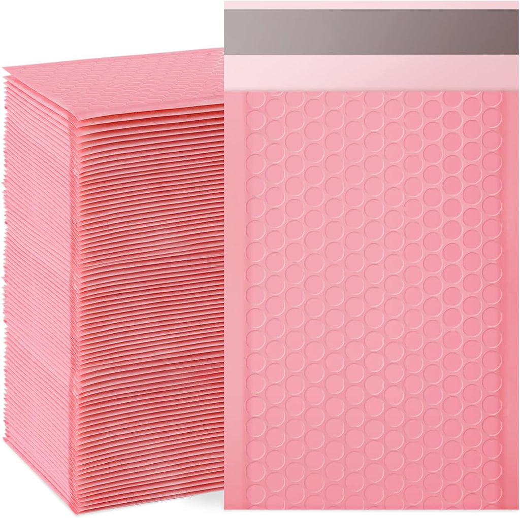 Bubble Mailers, 4x7 Inch Padded Bubble Mailers Pack of 100 Bubble Envelopes Opaque Self Seal Adhesive Waterproof Bags