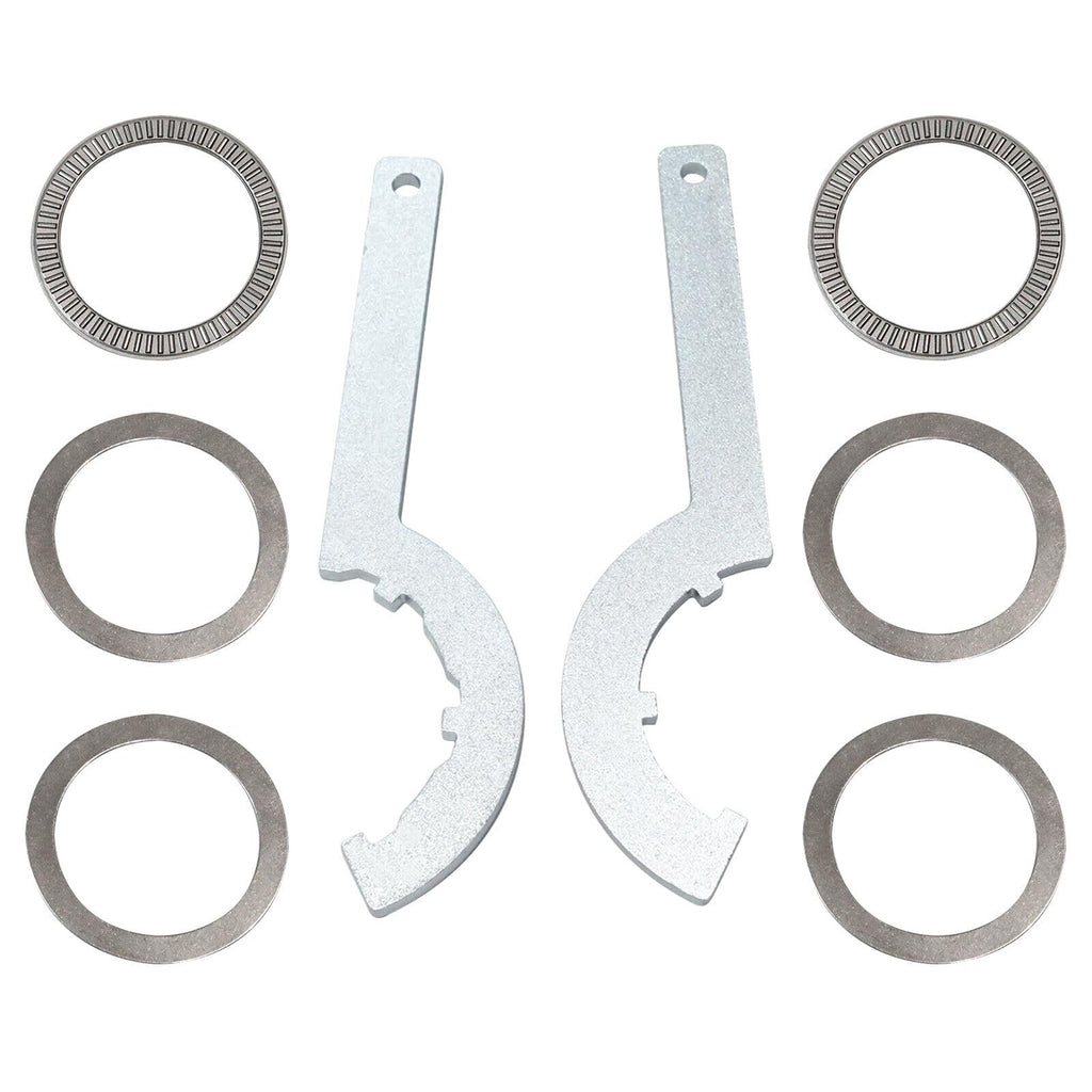 Coil-Over Spring Thrust Bearings & Washers Kit + Spanner Wrenches Set #7888-110