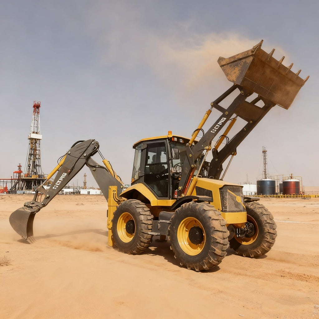 High-Efficiency Towable Backhoe Loader Industrial Backhoe Earth-Moving Machinery Versatile Digging and Loading