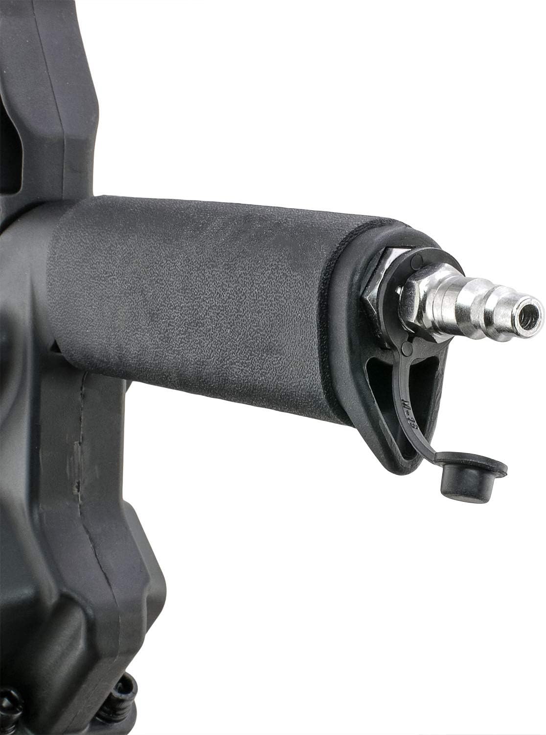 S18GLCNDH Pneumatic 18-Gauge 1-3/4" Dual Handle Flooring Nailer with Flooring Mallet and Interchangeable Base Plates