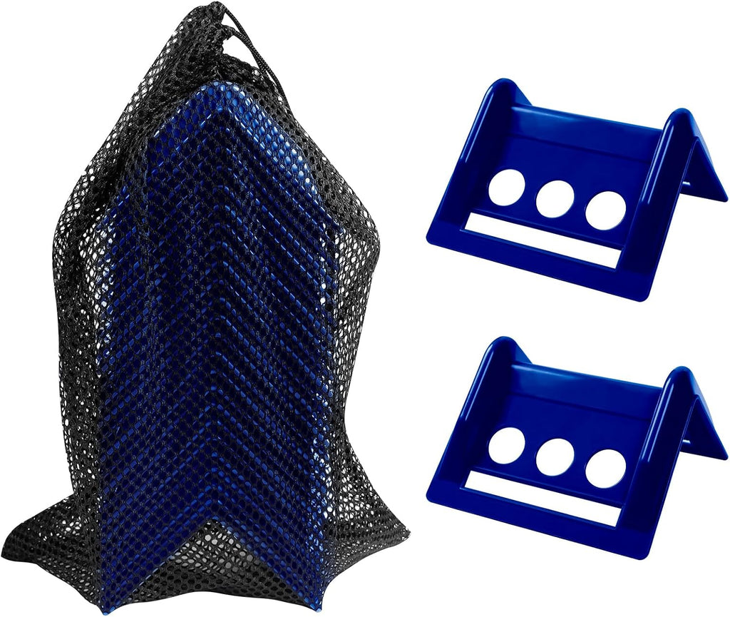 Flatbed Edge Protectors with Carrying Case 4" Winch Ratchet Straps Plastic for Flatbed Cargo Load Truck Shipping