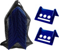Flatbed Edge Protectors with Carrying Case 4" Winch Ratchet Straps Plastic for Flatbed Cargo Load Truck Shipping