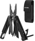 15-in-1 Multitool Pliers with Sheath Safety Lock EDC | Stainless Steel with Self-Locking System, Knife, Saw and