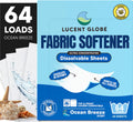 Fabric Softener Sheets for Washing Machines (Ocean Breeze)