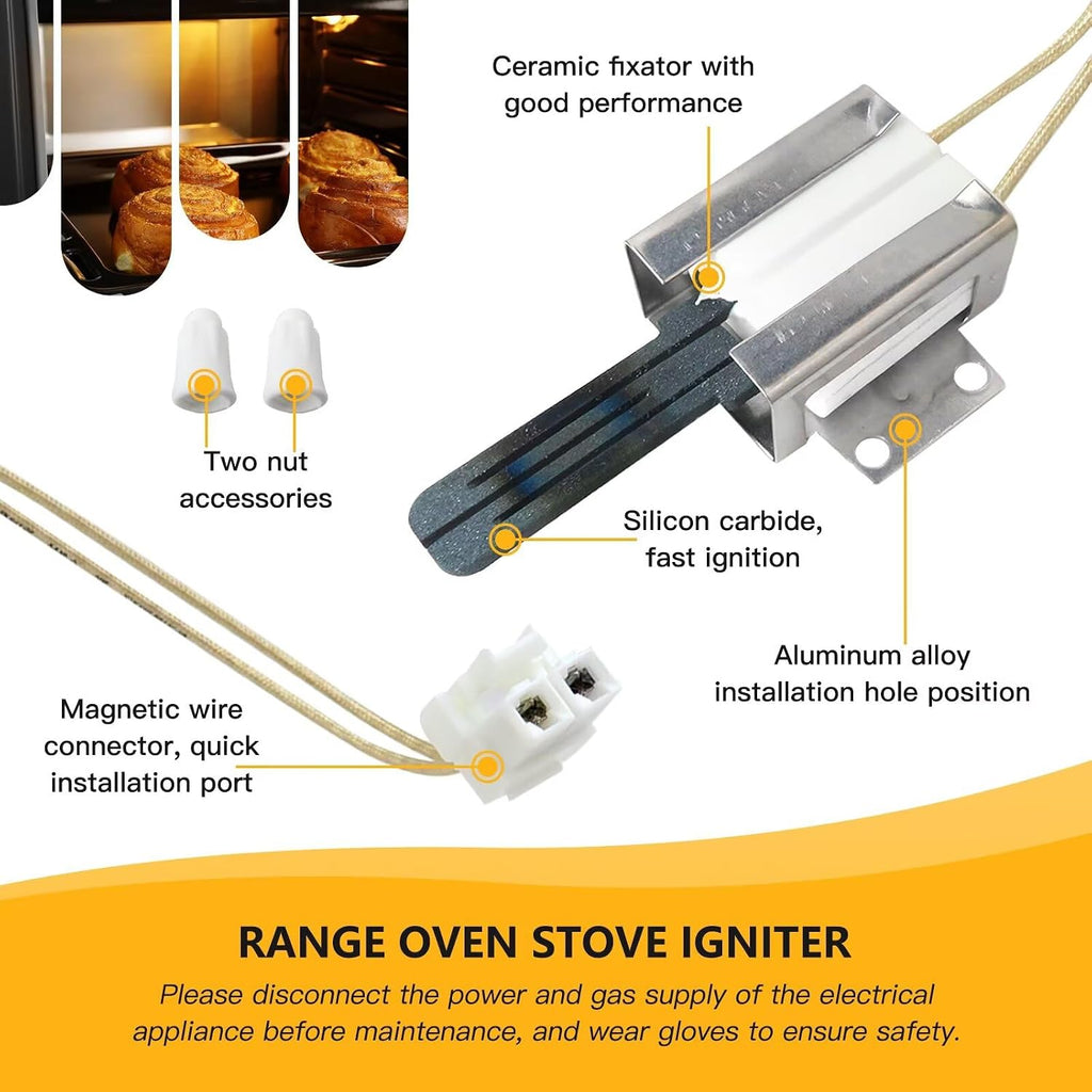 316489403 Gas Oven Igniter Update for Kenmore Oven/Stove Model 790.7423331 790.74233311 790.74233312 790.74233313 790.74233314 790.74233315 790.74233316 790.74233317,New Version