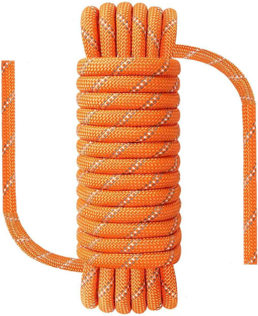 Climbing Rope, Waterproof Anti-Freezing Static Rope, Reflective, Floating