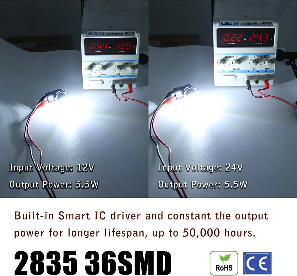 Super Bright 3000lm H8 H11 LED Fog Lights Bulbs DRL High Power 3030 Chips with Projector Lens Replacement for Cars