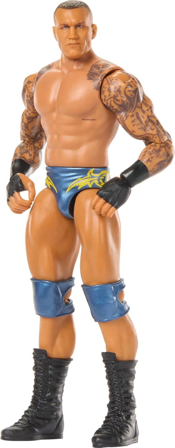 WWE Randy Orton Action Figure, Main Event Series #163, 6-inch Collectible Superstar with 14 Articulation Points &