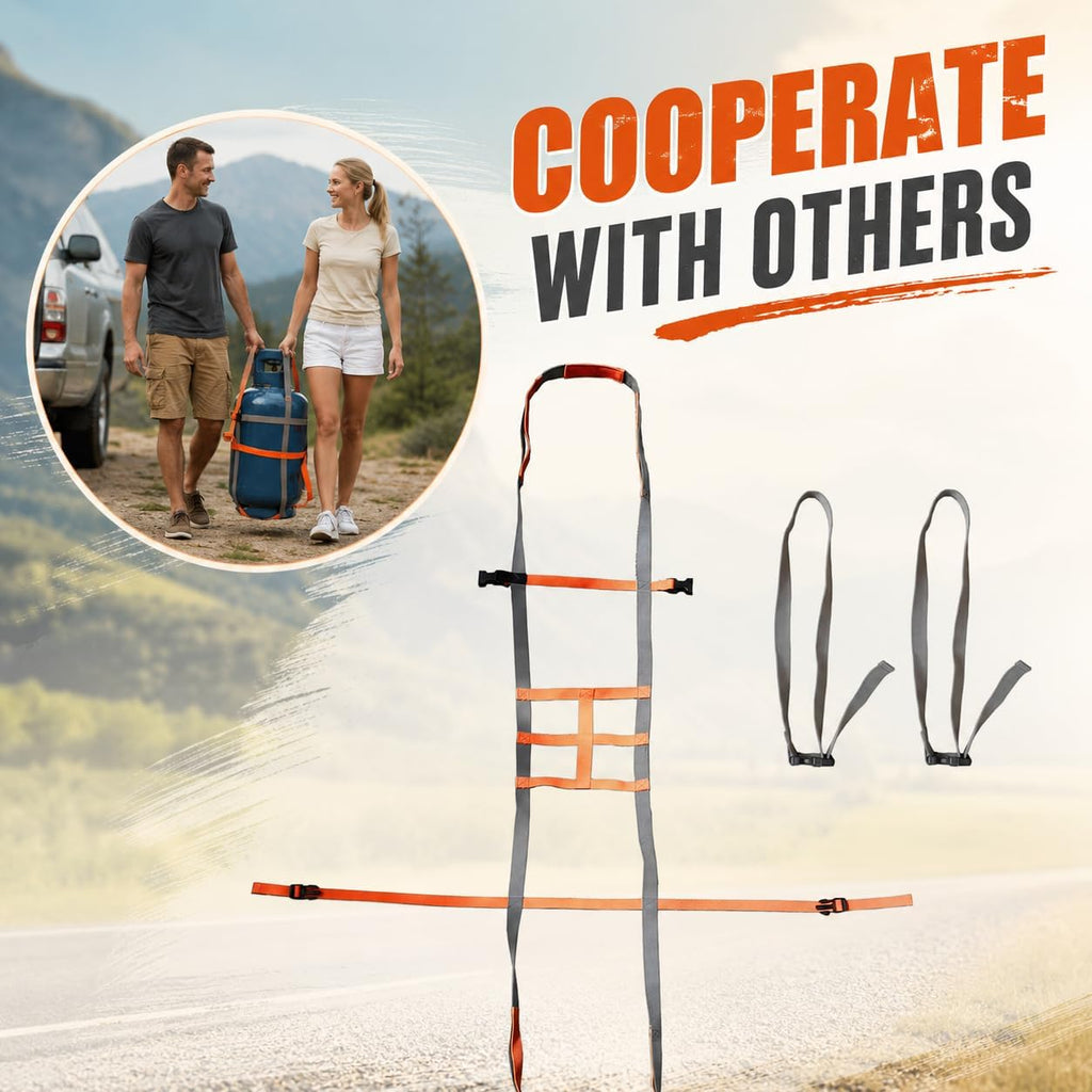 Carrying Strap for Small Middle Cylinder or Square Column Shape, Move Gas Cylinder, Ceramic