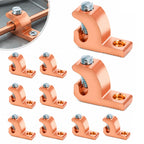 Pool Bonding Lug 10 Pack, Solid Copper Lay-in Connector for 4-14 AWG Wire