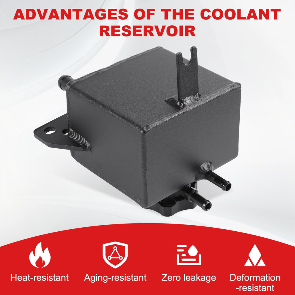 MMRT-WRX-01 Black Expansion Tank Replacement For Subaru WRX 2002-2007