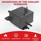 MMRT-WRX-01 Black Expansion Tank Replacement For Subaru WRX 2002-2007