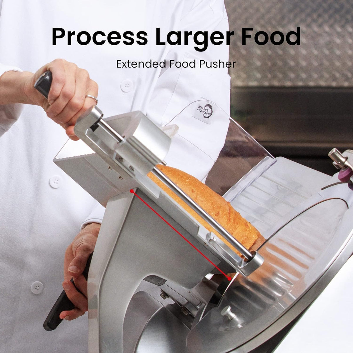 Paladin 12" Commercial Meat Slicer 350W Anodized Electric Deli Food Slicer
