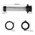 2 PACK Floor Scrubber Vacuum Cleaner Accessory Replacement Hose