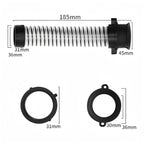 2 PACK Floor Scrubber Vacuum Cleaner Accessory Replacement Hose
